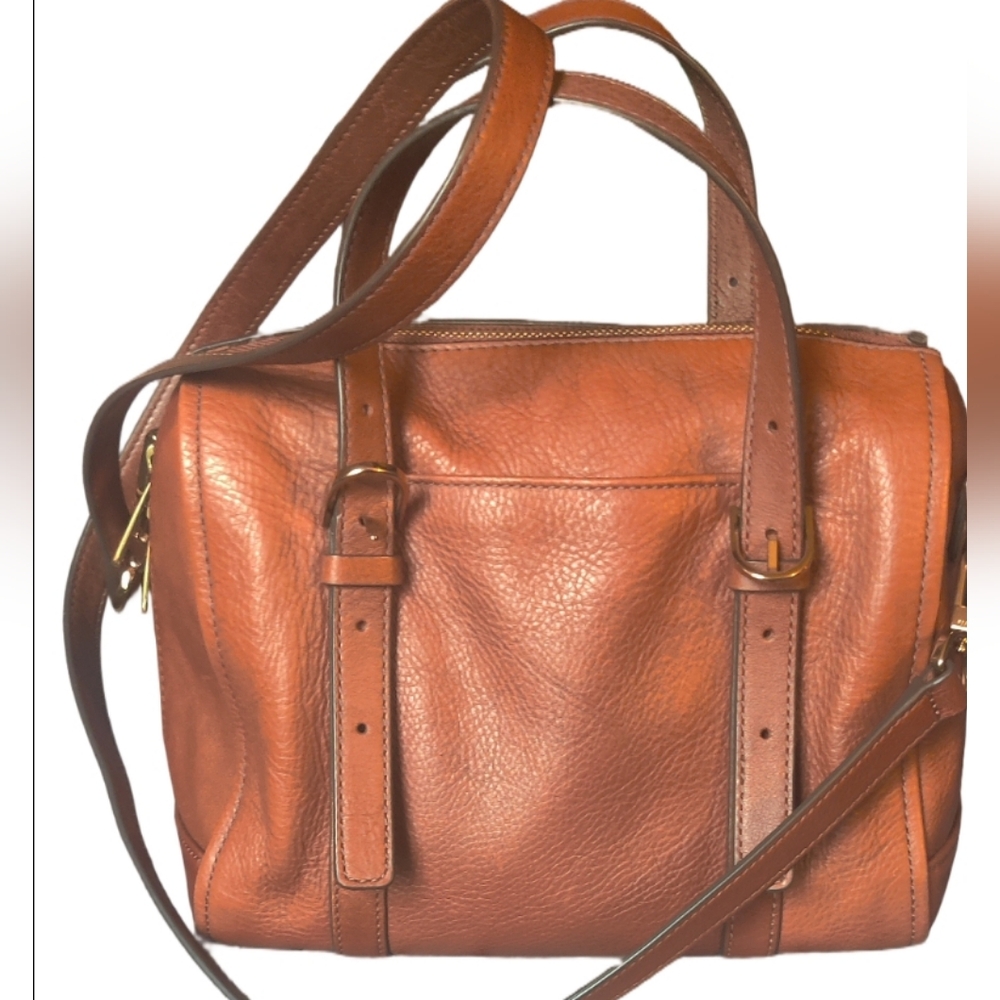 Fossil Carlie Leather Satchel Bag - Picture 4 of 16